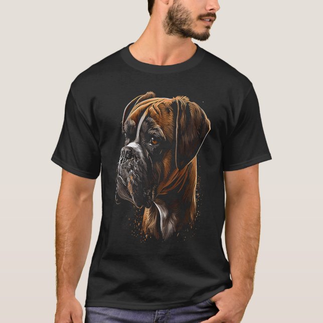 Boxer Dog  3 T-Shirt (Front)
