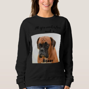 Boxer Dog  Animal And Pet  Dog Sweatshirt