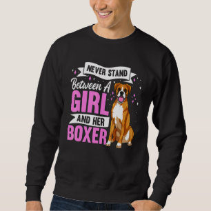 Boxer Dog Apparel Boxer Dog  For Women Sweatshirt
