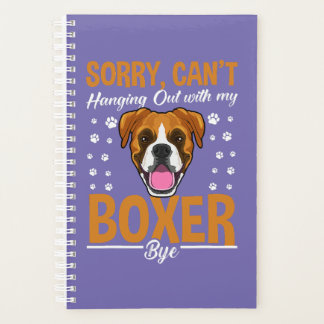Boxer Dog Apparel Boxer Dog Lover Planner