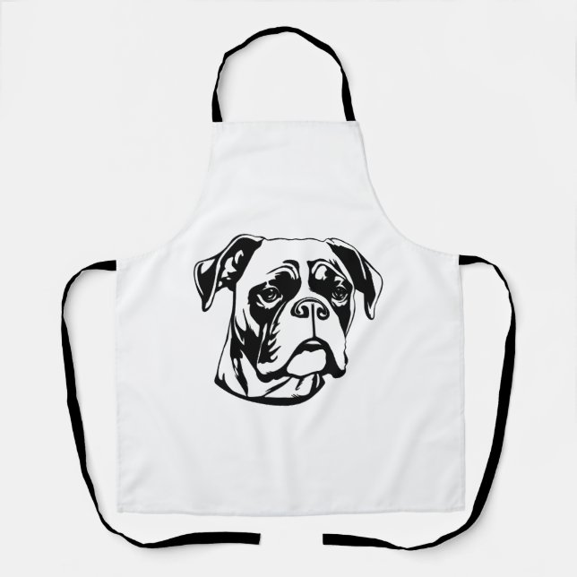 Boxer Dog Apron (Front)