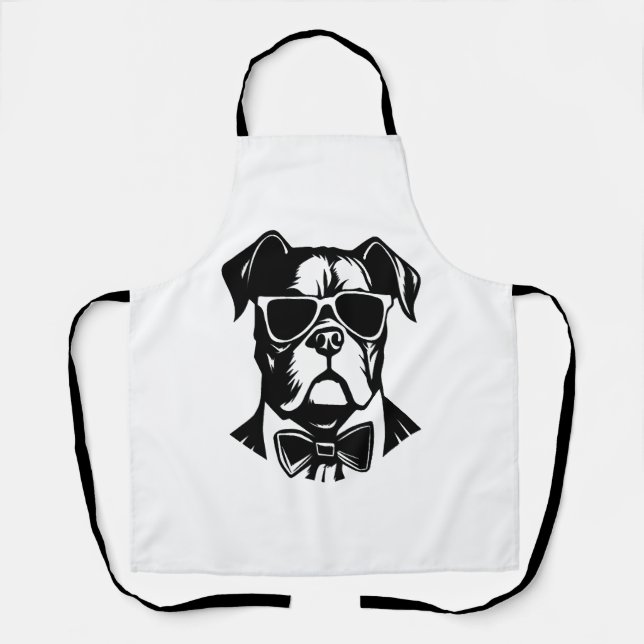 Boxer Dog Apron (Front)