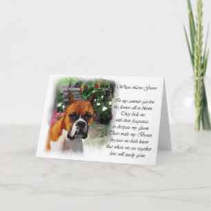 Boxer Dog Art Gifts Card