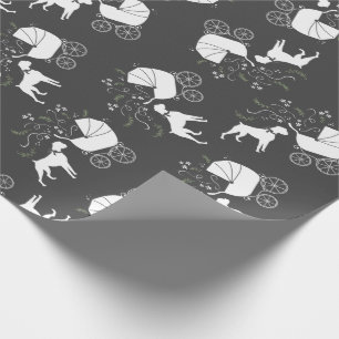 Boxer Dog Baby Shower Puppy Wrapping Paper