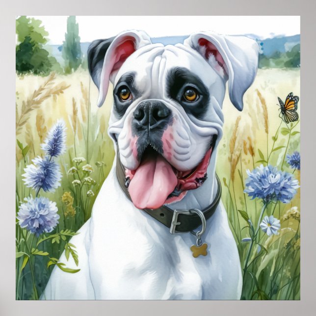 Boxer Dog Beauty Poster (Front)