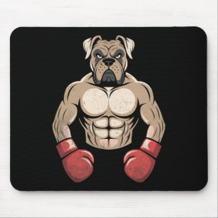 Boxer Dog Boxing Gloves Pet Dogs Boxers Men Women  Mouse Pad