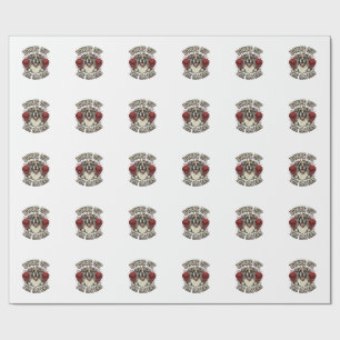 Boxer Dog Boxing Out The Haters Funny T-Shirt Desi Wrapping Paper