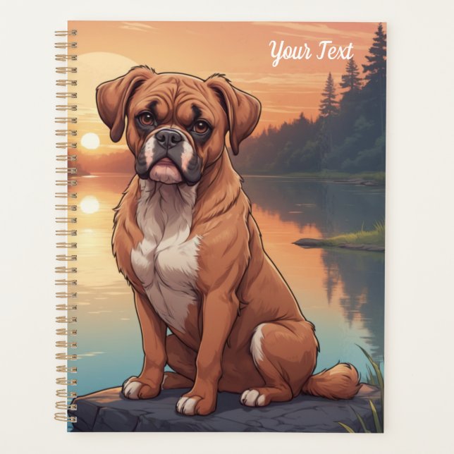 Boxer Dog by Lake Planner (Front)