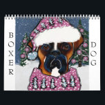 Boxer Dog Calendar<br><div class="desc">This Boxer Dog Painting Collection would make the perfect gift for any occasion.</div>