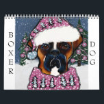 Boxer Dog Calendar<br><div class="desc">This Boxer Dog Painting Collection would make the perfect gift for any occasion.</div>