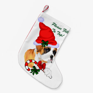 Boxer Dog Christmas Small Christmas Stocking