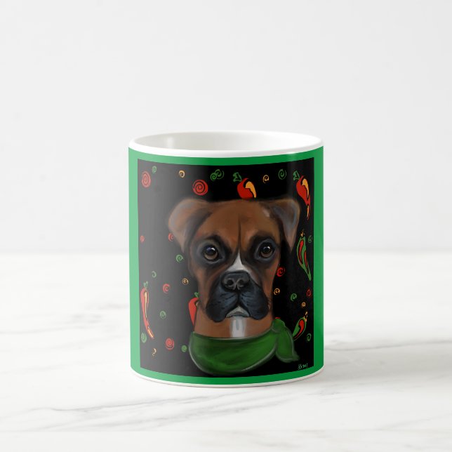 BOXER DOG COFFEE MUG (Center)
