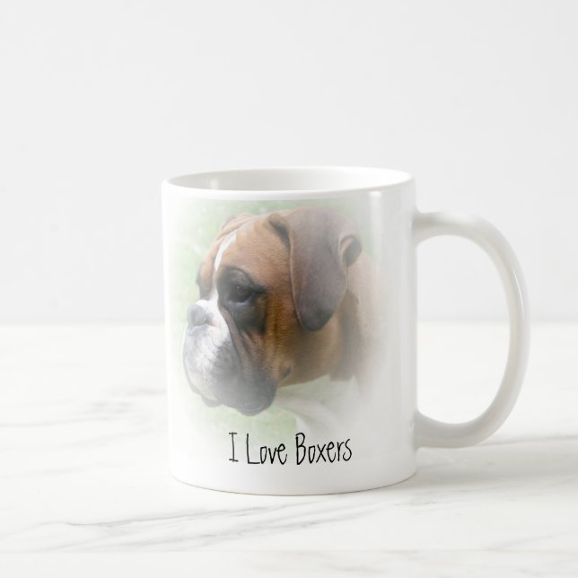 Boxer Dog Coffee Mug (Right)