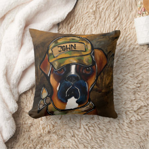 Boxer Dog Cushion