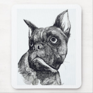 Boxer Dog Cuteness Mouse Pad
