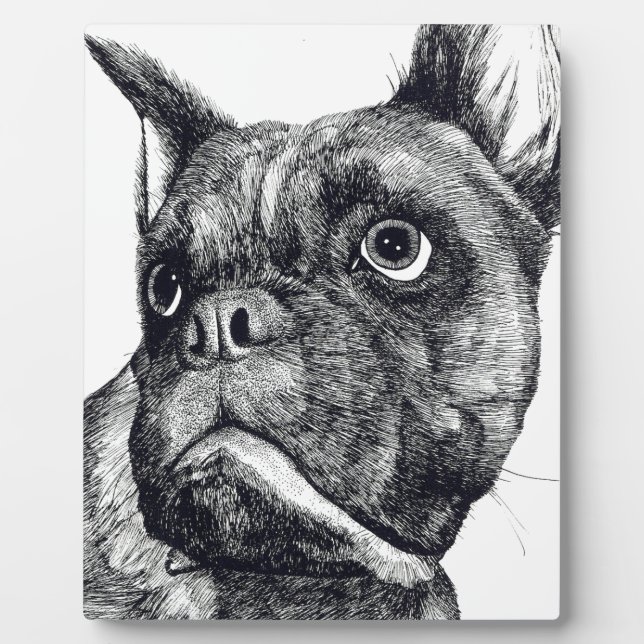 Boxer Dog Cuteness Plaque (Front)