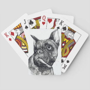 Boxer Dog Cuteness Playing Cards
