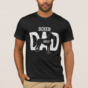 Boxer Dog Dad Puppy Dad T-Shirt