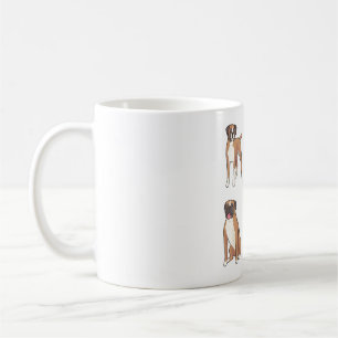 Boxer dog Delight � Cute Animal Art Coffee Mug