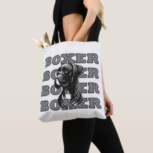Boxer Dog Delight Tote Bag