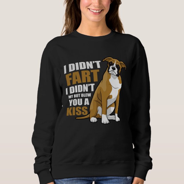 Boxer Dog  Dog Mom Dogs   For Men Women Sweatshirt (Front)