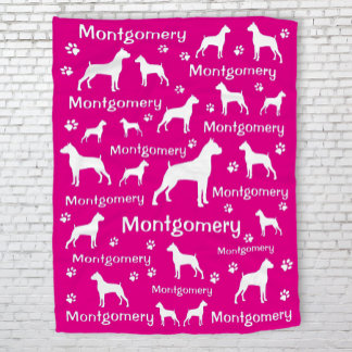 Boxer Dog Fleece Blanket – Cosy Custom Pet Gift