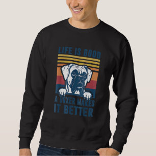 Boxer Dog For Men Women Boxer Dog Dad Mum Sweatshirt