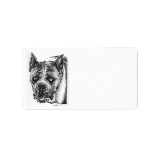 Boxer Dog/Gift Tag (Front)