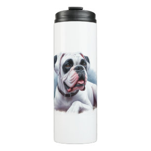 🐾Boxer Dog Graceful Guardian in Watercolor Thermal Tumbler