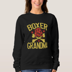 Boxer Dog Grandma Granddog Boxer Breed Sweatshirt