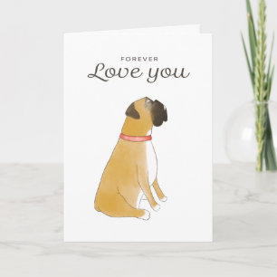 Boxer Dog Greeting Card Boxer Lover Love Card