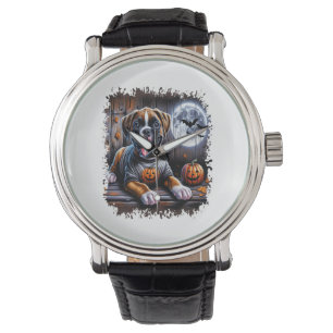 Boxer Dog Halloween Watch