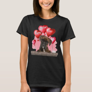 Boxer Dog Happy Valentines Day Pet Dog Lover T-Shirt