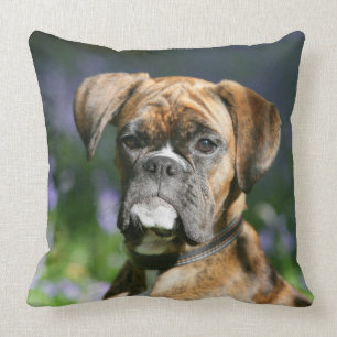Boxer Dog Headshot Cushion