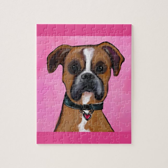 Boxer Dog Jigsaw Puzzle (Vertical)