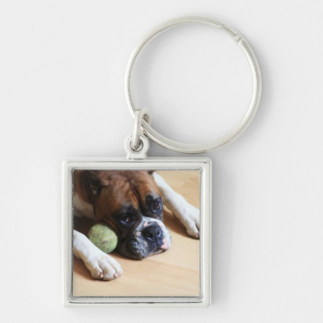 Boxer Dog keychain (Front)