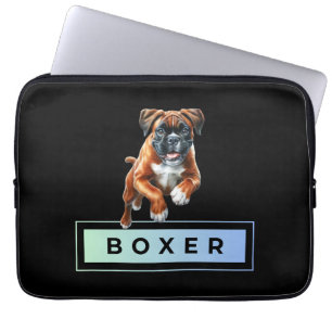 Boxer Dog - Leaps & Bounds Laptop Sleeve