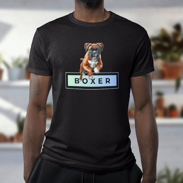 Boxer Dog - Leaps & Bounds T-Shirt (Creator Uploaded)