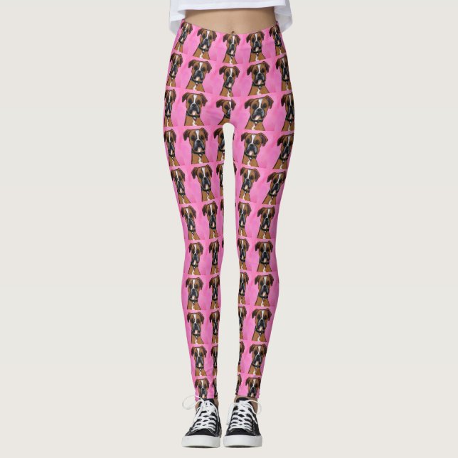 BOXER DOG LEGGINGS (Front)