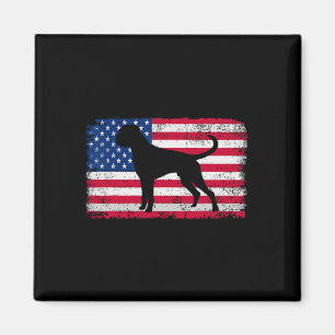 Boxer Dog Lover 4th Of July Patriotic American Fla Magnet
