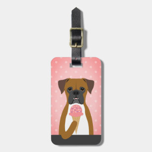 Boxer Dog Luggage Tags