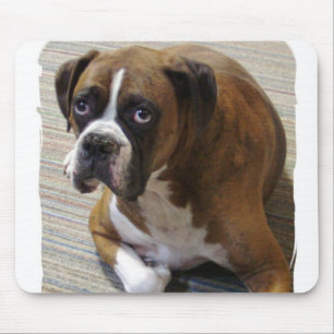 Boxer Dog Mouse Pad