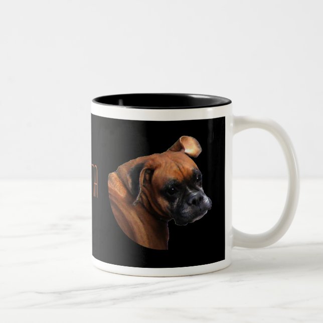 Boxer Dog Mug (Right)