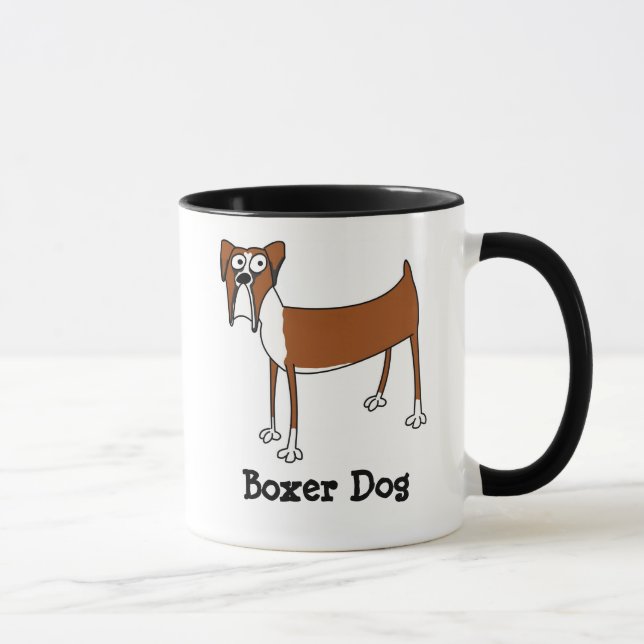 Boxer Dog Mug (Right)