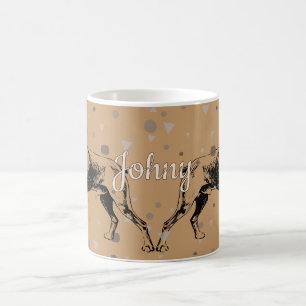 Boxer Dog Mug – Geometric Boxer Illustration