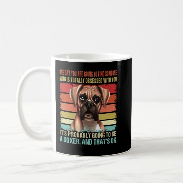 Boxer Dog Mum Dad Boxer Dog Owner Gifts for Women  Coffee Mug (Left)