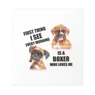 Boxer Dog Notepad