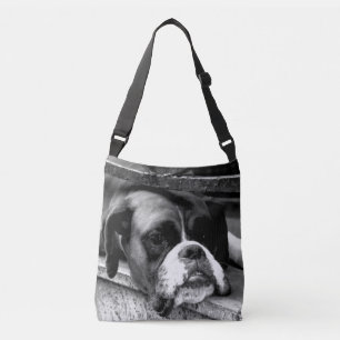 Boxer Dog On Windowsill bagcbbcn Crossbody Bag