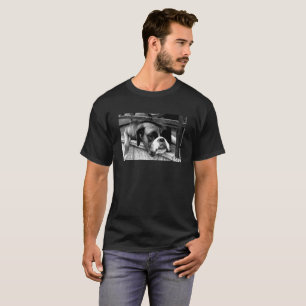 Boxer Dog On Windowsill mccna T-Shirt