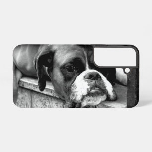 Boxer Dog On Windowsill sgcna Samsung Galaxy Case
